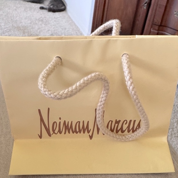 Neiman Marcus Jewelry - Authentic Neiman Marcus Light Yellow Extra Small Bag - EUC